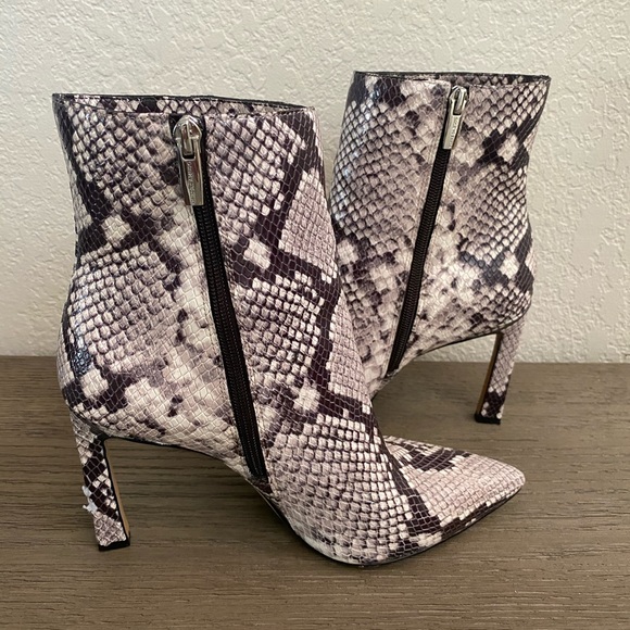 Vince Camuto Snakeskin Booties - Picture 5 of 7